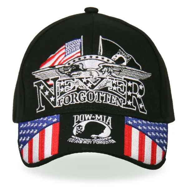 POW MIA Trucker Hat BCA 1015 Hot Leathers